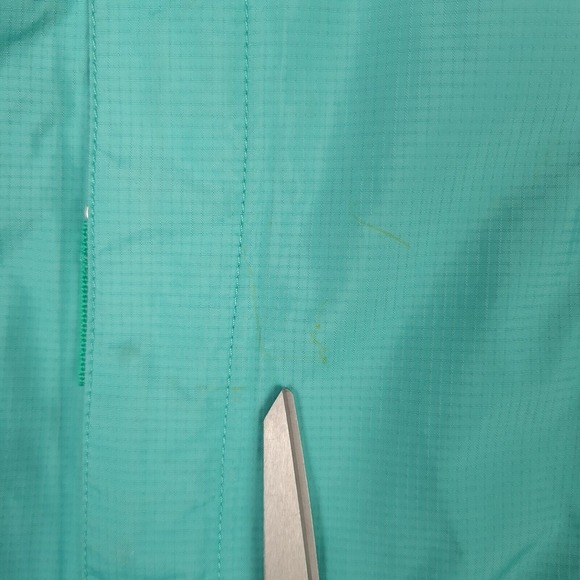 Patagonia Torrentshell Rain Coat Jacket Girls Small 8 Blue H2no Hooded - Picture 6 of 16